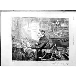    1887 Antique Portrait General Boulanger Study