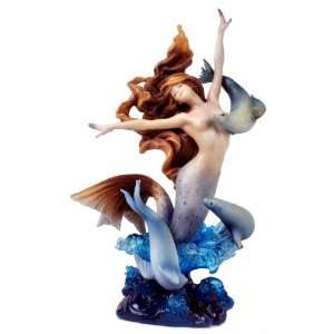  Sheila Wolk Ecstasy Mermaid & Sea Lion Figurine: Home 