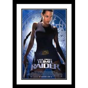 Lara Croft Tomb Raider Framed and Double Matted 32x45 Movie Poster