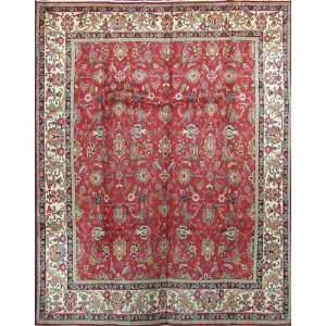   Floral Design Handmade Hand Knotted Persian Area Rug G133: Home