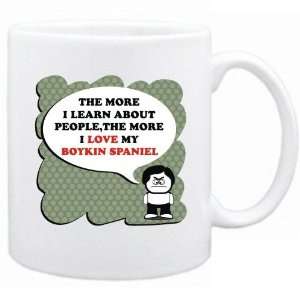   People , The More I Love My Boykin Spaniel  Mug Dog: Home & Kitchen