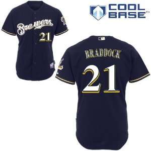  Zach Braddock Milwaukee Brewers Authentic Alternate Cool 