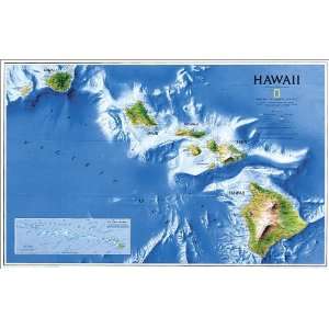  National Geographic RE0602061T Map Of Hawaii   Tubed 