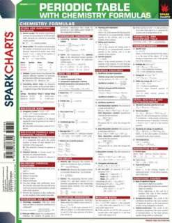   Periodic Table with Chemistry Formulas (SparkCharts 