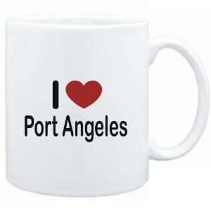    Mug White I LOVE Port Angeles  Usa Cities
