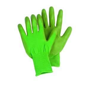  Seedling Lime Green Coated Gloves   Medium: Patio, Lawn 