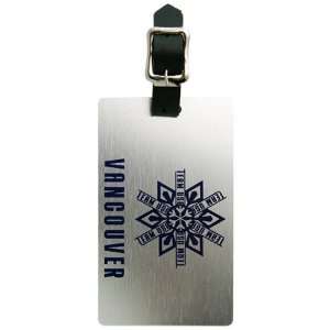   Winter Olympics Team USA Snowflake Logo Metal Luggage Tag: Sports