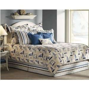   Nautical Queen Size Bed in a Bag Comforter Set: Home & Kitchen