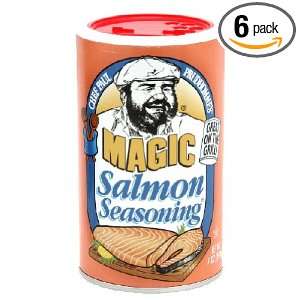 Chef Paul Salmon Magic Seasoning, 7 ounces (Pack of6)  