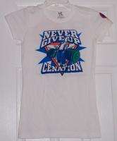 WWE John Cena Never Give Up Ladies Adult Shirt D/S  