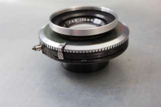 Kodak Wide Field Ektar 135mm F6.3 lens 135/6.3 Lumenized+Shutter+4x5 