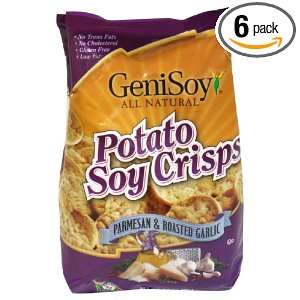 Genisoy Potato Soy Crisp Parmesan Roasted Garlic, 3.5000 ounces (Pack 