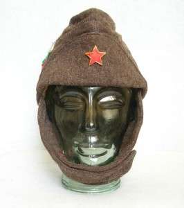 BULGARIAN ARMY SOLDIERS WINTER HAT WW2 MODEL  
