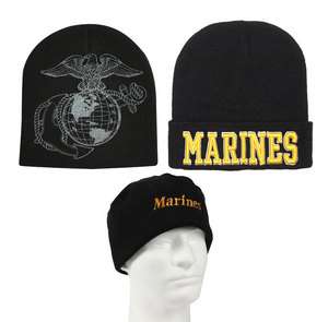   Military Cold Weather Winter Watch Cap US Marine Corps Knit Hat  