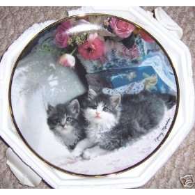  Franklin Mint Ladies of Leisure Cat Plate Heirloom 
