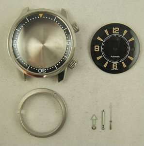 STEEL COMPRESSOR CASE DIAL HANDS RING FOR ETA 2824 2  