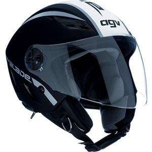  AGV Blade Multi Helmet   X Large/Black/White/Silver 