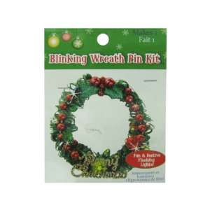  Blinking Wreath Pin Kit (makes 1): Everything Else