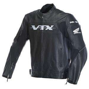  Power Trip VTX Leather Jacket   Large/Black: Automotive