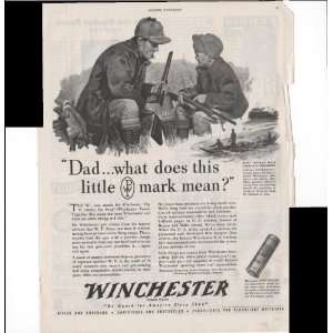 Winchester Rifles And Shotguns Father & Son 1943 Shooting Antique 