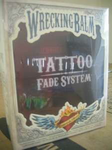 NEW Wrecking Balm Microdermabrasion Tattoo Fade System  
