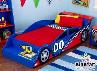 KidKraft Race Car Kids & Toddler Cot/Bed 706943760406  