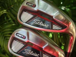 9PC TITLEIST Golf AP1 710 Irons Club 3 W GW Set STF Polished FREE Ship 