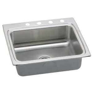 LRAD2522402 Lustertone 4 Drop In Single Bowl Stainless Steel Sink 2 