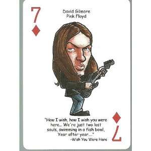 DAVID GILMORE   Pink Floyd   ROCK & ROLL Playing Card 