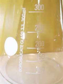 Rasotherm Erlenmeyerkolben 300ml Borosilicate Glass 3.3 Labor Neu 