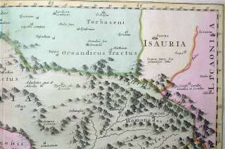 1670 (1700) Sanson Mortier Map ANTALYA TURKEY Antioch  