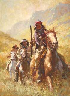 Howard Terpning THE LEGEND OF GERONIMO giclee paper, Native American 