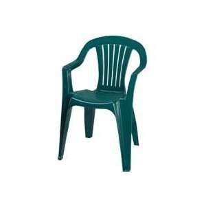  Adams Mfg Co Grn Low Back Chair Resin Patio Chairs