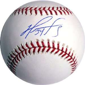  David Ortiz Hand Signed MLB Baseball: Sports & Outdoors
