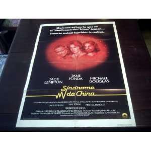   Poster The China Syndrome Jack Lemmon Jane Fonda Michael Douglas 1979