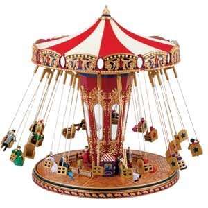   Fair Animated Musical Carnival Swing Carousel Ride