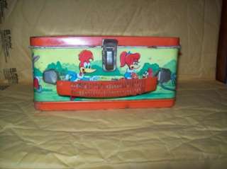 METAL VINTAGE ALADDIN WOODY WOODPECKER 1972 LUNCHBOX LUNCH BOX  