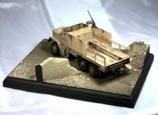 35 Built Diorama Gun Truck Iraq Afganistan Base  