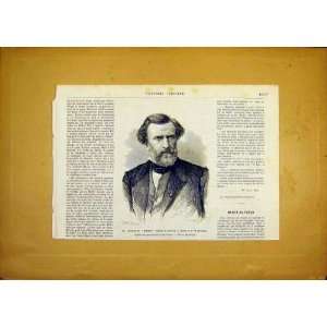  Potrait Thomas Institute French Print 1868: Home & Kitchen