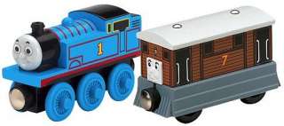 TOBY & THOMAS   The Wooden Railway Tram Train T NIB  