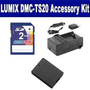  Panasonic Lumix DMC TS20 Digital Camera Accessory Kit 