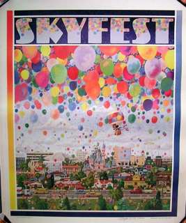 Skyfest S&N Walt Disney Print Charles Boyer  