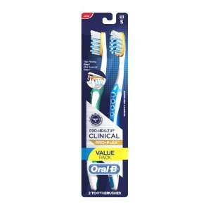  Oral B Pro Health Clinical Pro Flex Soft Toothbrush, 2 