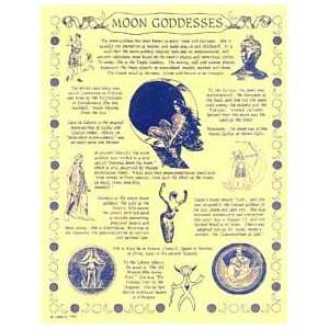 Moon Goddess Poster parchment
