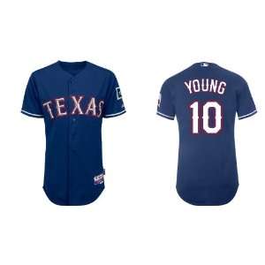 10 Michael Young Blue 2011 MLB Authentic Kid Jerseys Cool Base Jersey 