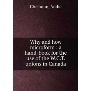 Why and how microform : a hand book for the use of the W.C.T. unions 