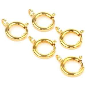  5 Pocket Watch Fobs Gold Plated Connectors Parts 12mm 