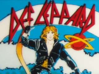 Def Leppard Women of Doom Hysteria Tour Pin Badge 1987  