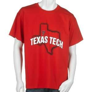Texas Tech Red Raiders 100% Cotton Short Sleeve T Shirt:  