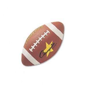   Rubber Sports Ball, For Football, Junior Size, Brown: Office Products